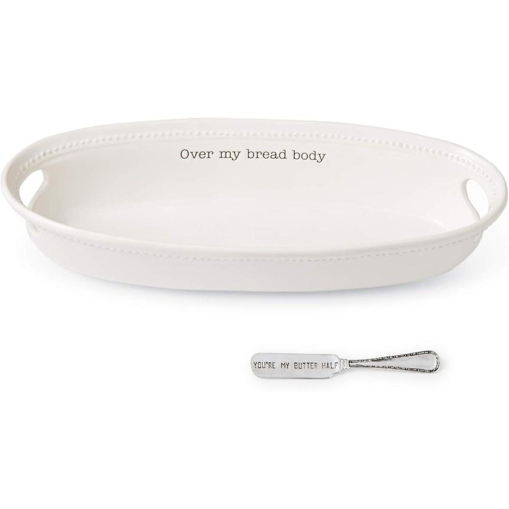 imageFarmhouse Inspired Bread Serving Bowl Set Over My Bread Body