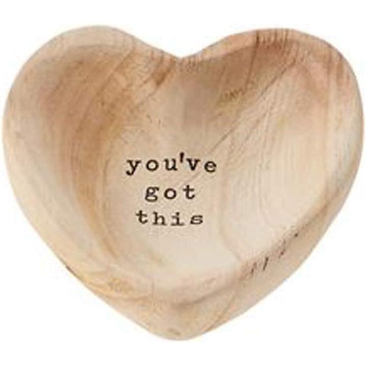imageMud Pie GOT This Wood Heart Trinket 5quot x 5quot