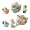 Mud Pie Children’s Stacking Boat Set, Mermaid