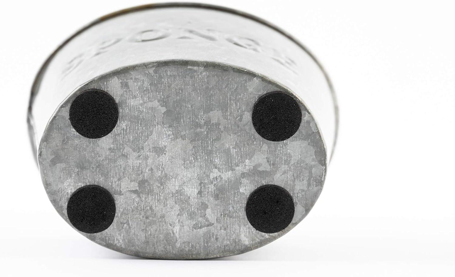 imageMud Pie Kitchen Dish Sponge Holder Caddy Off WhiteRustic