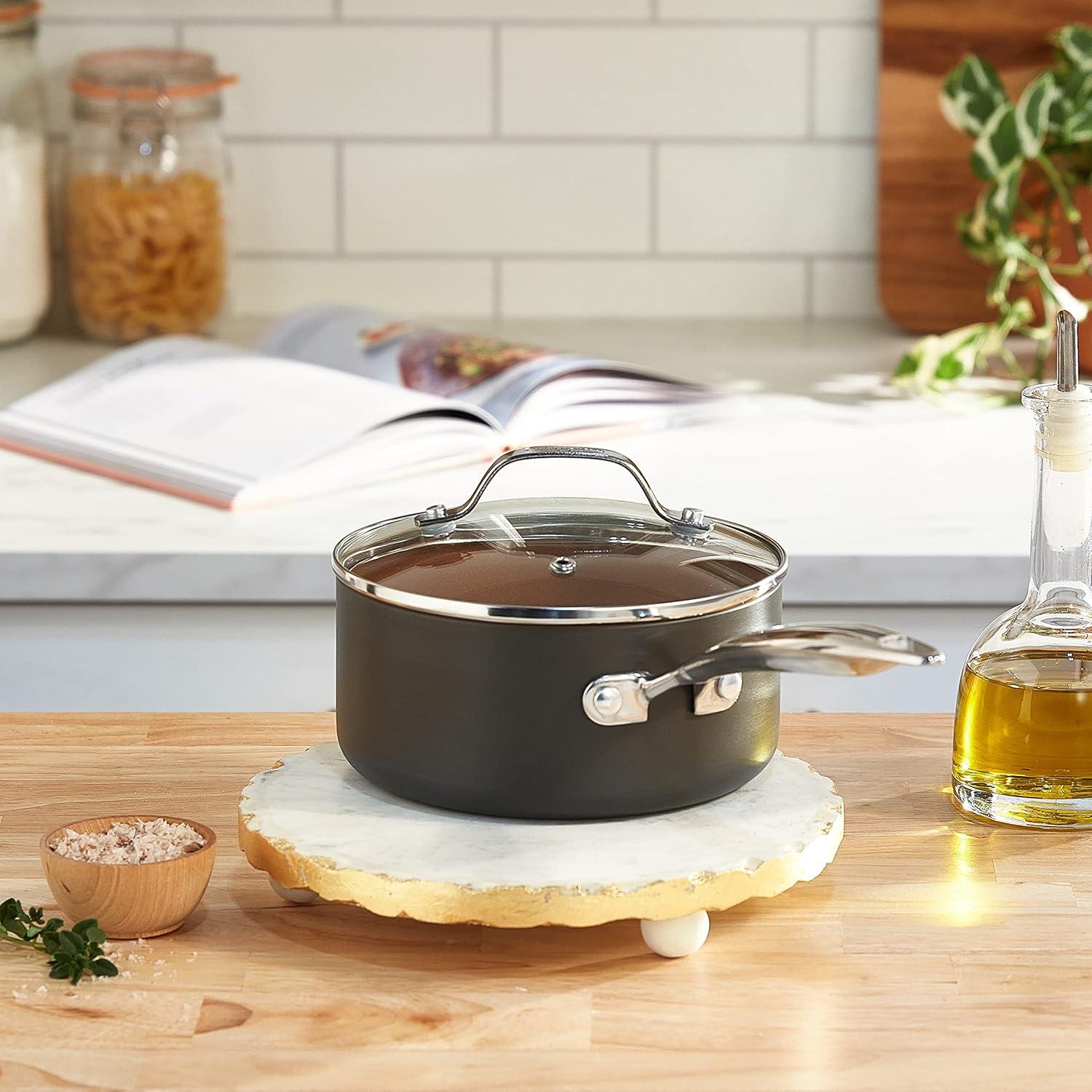 imageMud Pie Marble Trivet 1 14quot x 8 12quot dia GoldMarble Trivet