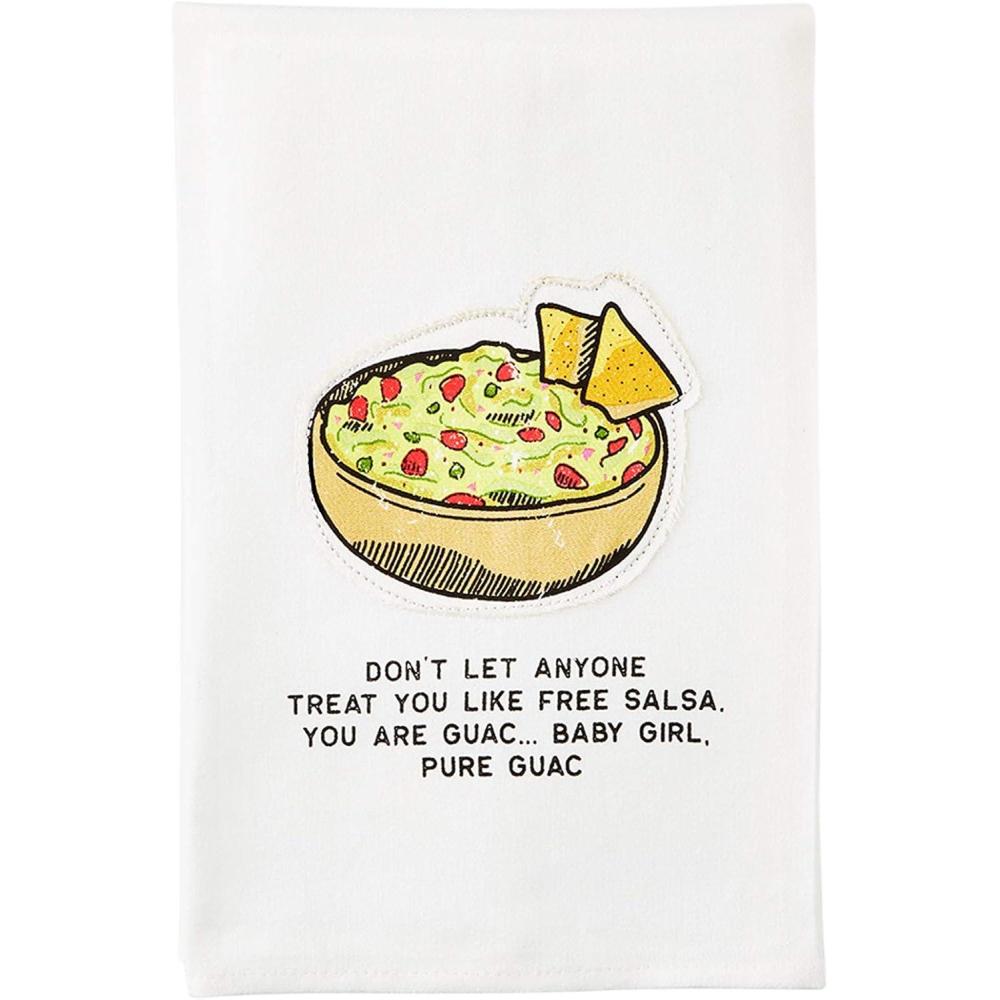 imageMud Pie Guac Appliqued Towel 41500220G Small