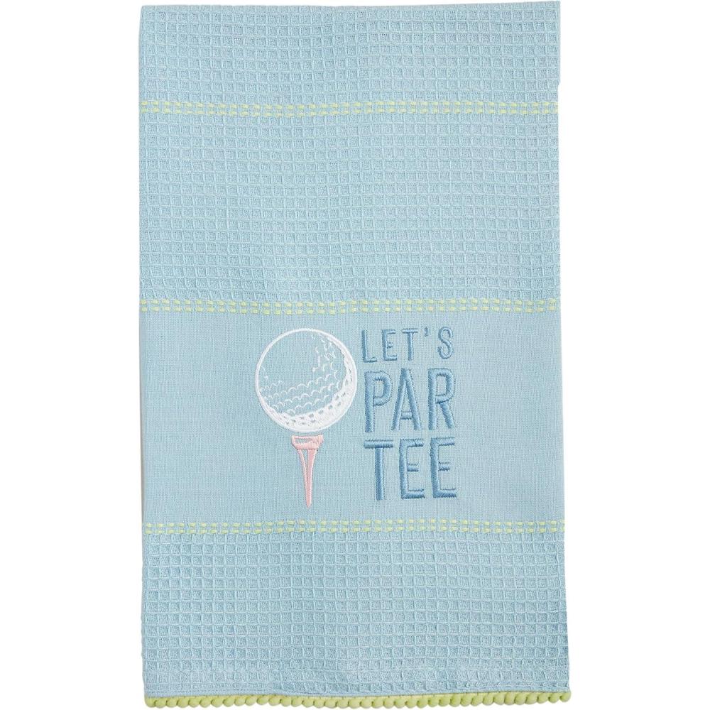 imageMud Pie Lets Par Tee Golf Waffle Towel 26quot x 16 12quot