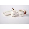 Mud Pie Bistro Cream and Sugar 5 Piece Set