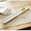 Mud Pie Deviled Egg Paddle Tray, 5 1/2″ x 15 1/2″ | Fork 7″, White(Egg Tray)