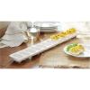 Mud Pie Deviled Egg Paddle Tray, 5 1/2″ x 15 1/2″ | Fork 7″, White(Egg Tray)