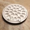 Mud Pie Deviled Egg Paddle Tray, 5 1/2″ x 15 1/2″ | Fork 7″, White(Round Egg Plate)