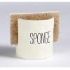 Mud Pie Kitchen Dish Sponge Holder Caddy, Off White(Off-white)
