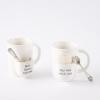 Mud Pie Vintage Inspired Ceramic Mug Spoon-Par Tea Cup Set, 2 Piece,1 pound(Par Tea)