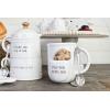 Mud Pie Vintage Inspired Ceramic Mug Spoon-Par Tea Cup Set, 2 Piece,1 pound(Par Tea)