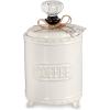Mud Pie ceramic Coffee Canister Door Knob Handle, White(Coffee)