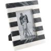 Mud Pie Black and White Marble Frame, 5 x 7