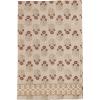 Mud Pie Bulb Block Print Ribbon Towel; 26″ x 16 1/2″(Flower Bulb)