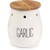 Mud Pie Garlic Keepers (White)
