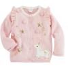 Mud Pie Girls’ Kids Baby Magical Unicorn Dreams Cardigan Sweater(Pink)
