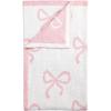 Mud Pie Women’s Valentine Bows Chenille Blanket