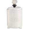 Mud Pie ceramic Coffee Canister Door Knob Handle, White(Coffee)