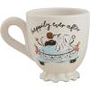 Mud Pie Happily Wedding 16 oz MUGS, White