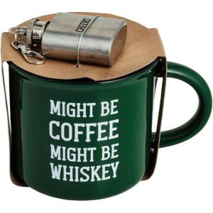 Mud Pie Everyday Might Be Coffee & Accessory Set