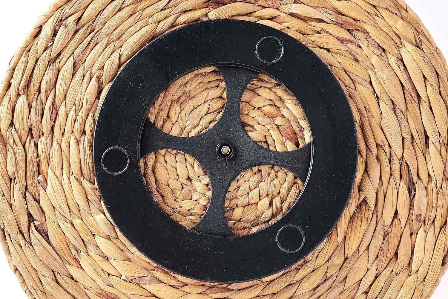 imageMud Pie Hyacinth Tray Lazy Susan 2quot X 16 12quot Dia