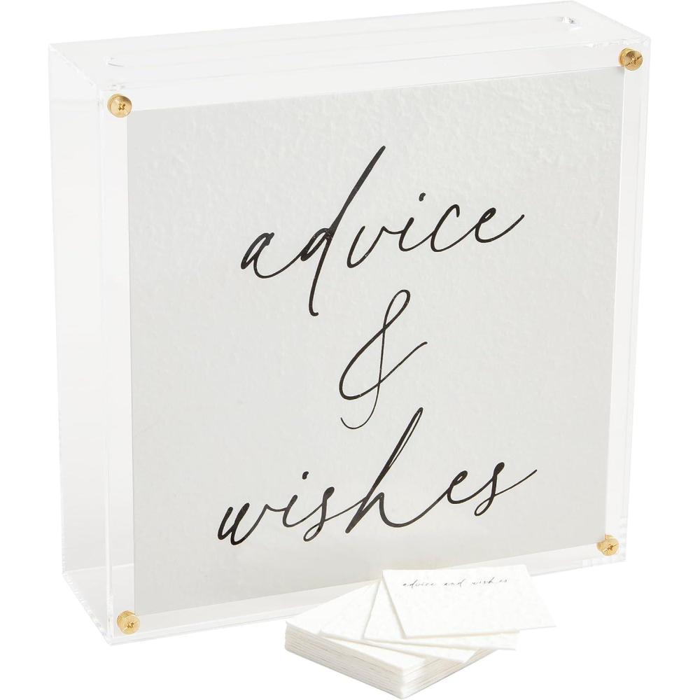 imageMud Pie Acrylic Letter Box 10quot X 10quot