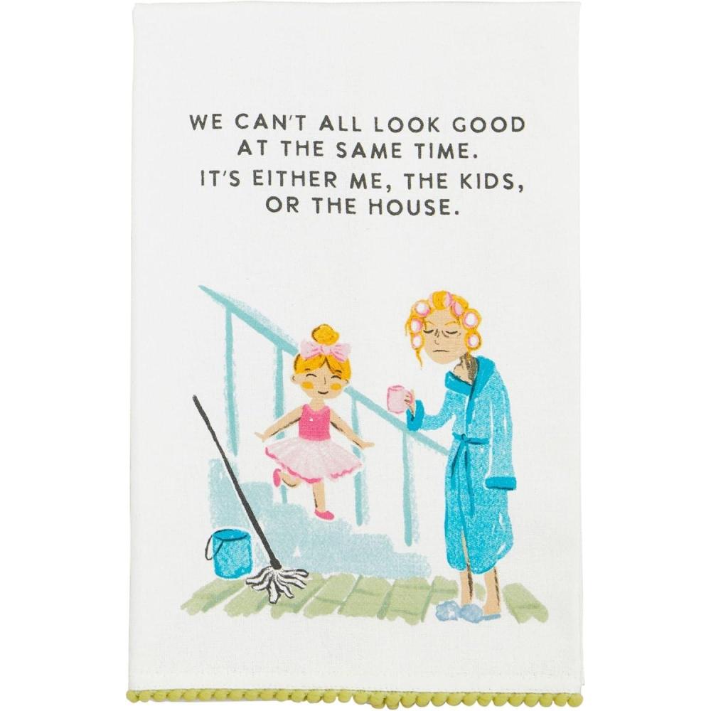 imageMud Pie Cant All Look Funny Mom Towel 26quot x 16 12quot