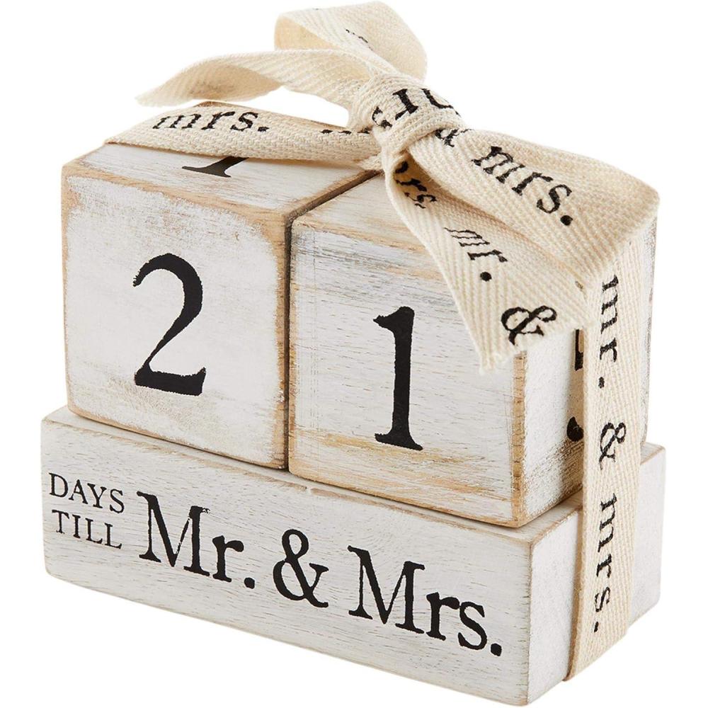 imageMud Pie Countdown to Mr and Mrs Block Set