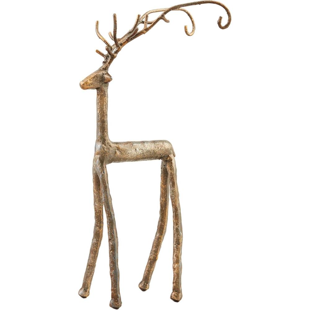imageMud Pie Deer Ornament Stand 11quot x 4 34quot