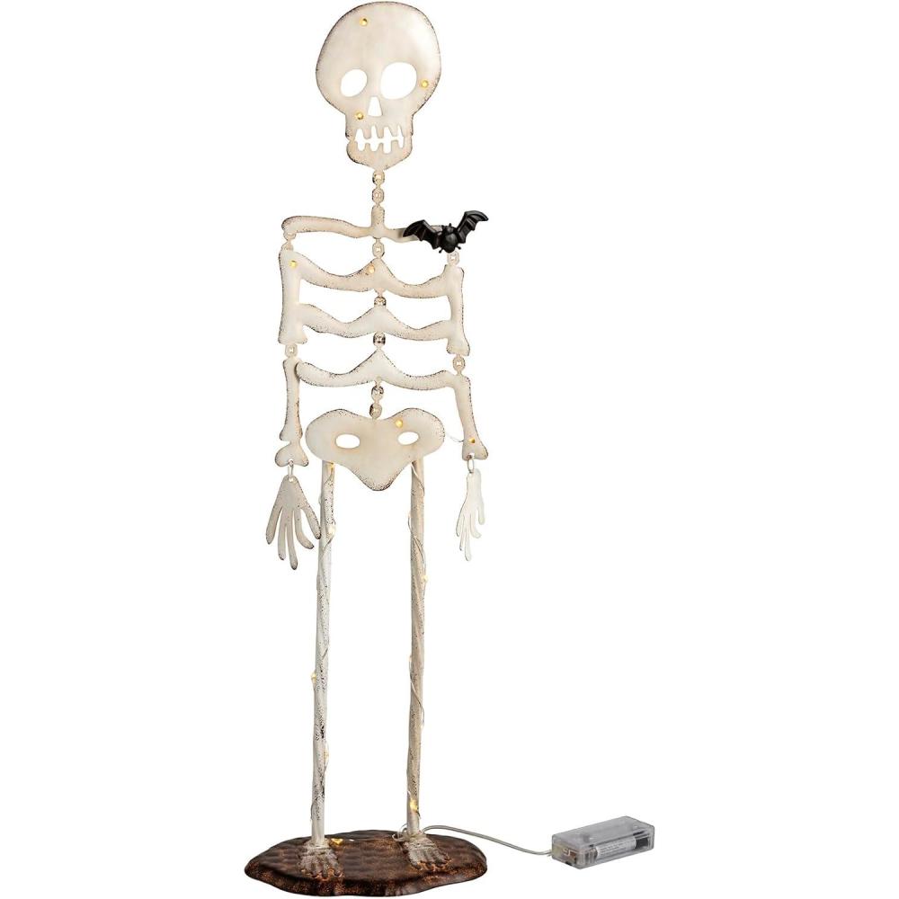 imageMud Pie Halloween Large Light Up Skeleton SitterSmall