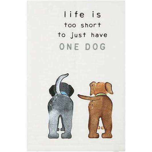 imageMud Pie Life is Too Dog Towel 2600quot x 1650quot SmallLife is Too