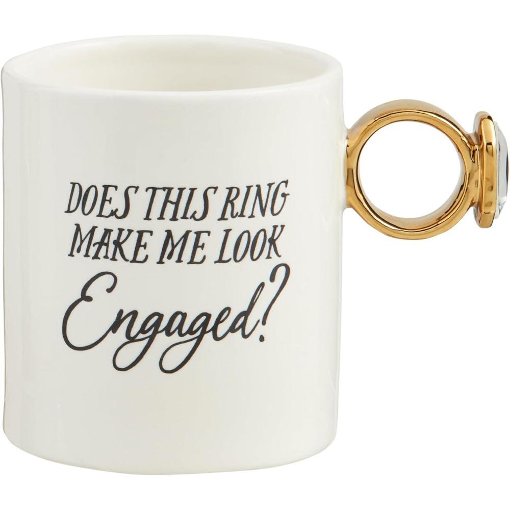imageMud Pie Ring 17 oz MUGS Engaged