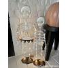Mud Pie Halloween Large Light Up Skeleton Sitter(Small)