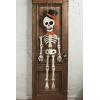 Mud Pie Halloween Skeleton Door Hanger, White, 59″ x 19″(Biege black orange)