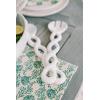 Mud Pie, White, 12″ Twisted Wood Server Set
