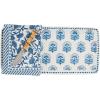 Mud Pie Block Print Tray And Towel; tray 6 1/2″ x 14″ | spreader 5 1/2″ | towel 21″ x 14″