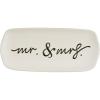 Mud Pie Mr And Mrs Everything Dish; 4″ x 9″