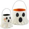 Mud Pie Paper Mache Halloween Treat Buckets