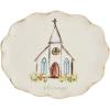 Mud Pie Scallop Church Platter; 10 1/4″ x 12 1/2″