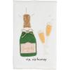 Mud Pie Sip Hooray Wedding Tea Towel; 21″ x 14″