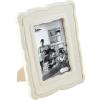 Mud Pie White Scallop Frames, Small, 7″ X 5″