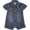 Mud Pie baby-girls Denim Shortall(Denim)