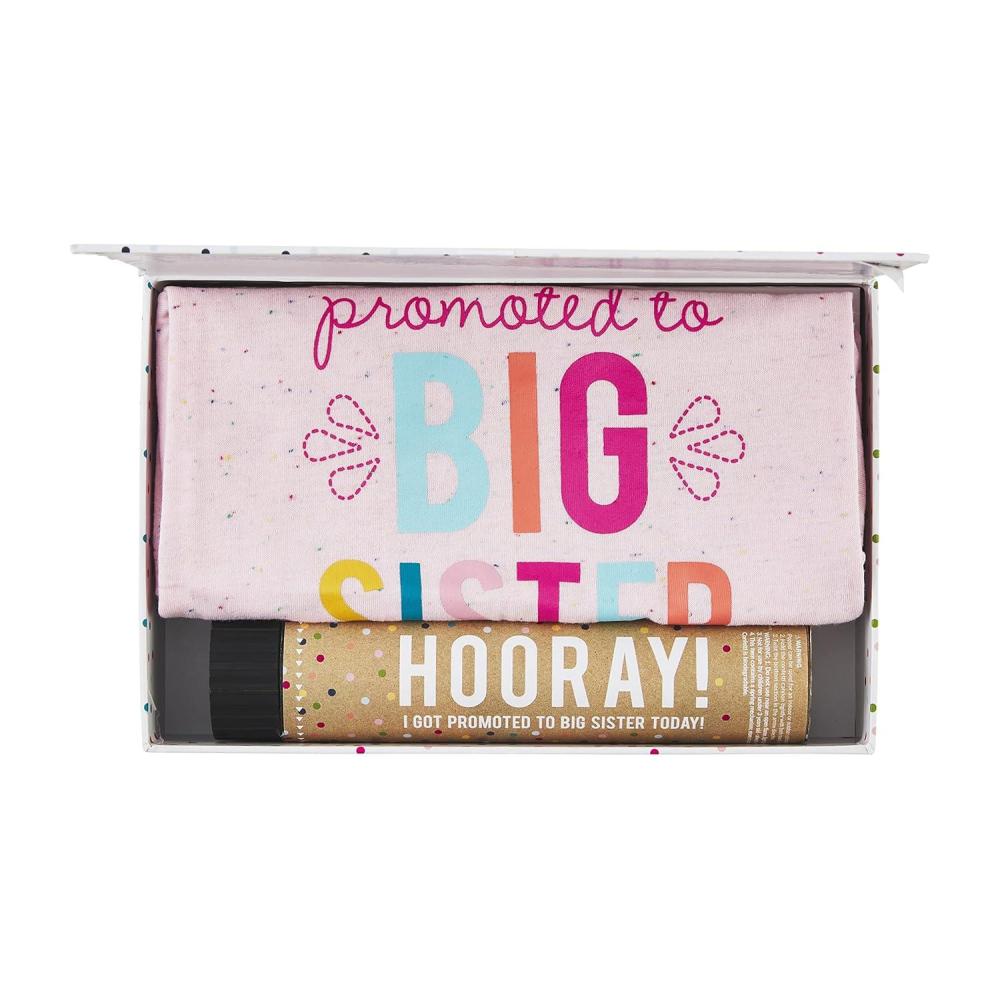 imageMud Pie Childrens Promoted Big Sibling Gift Set Pink