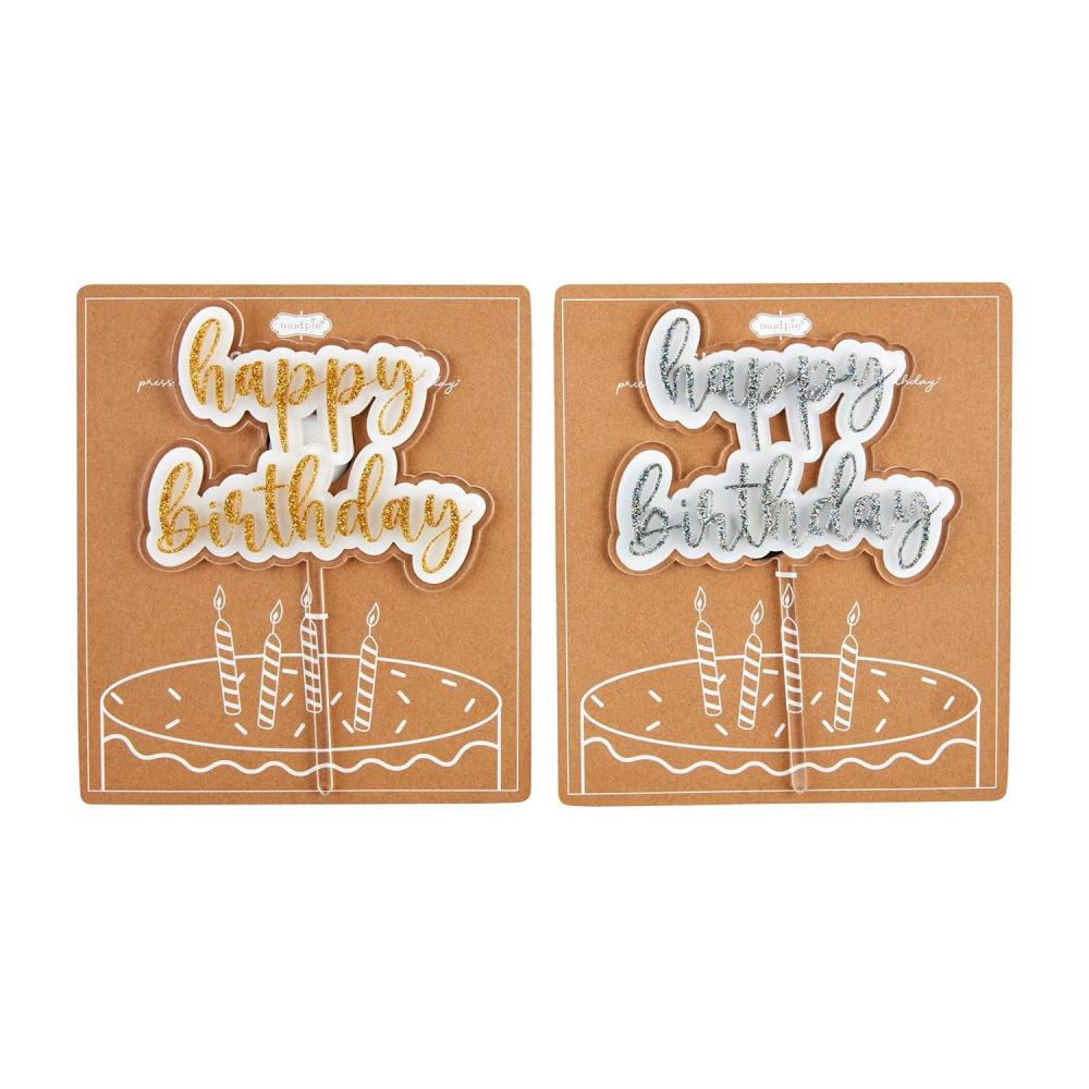 imageMud Pie Kids Birthday Cake Toppers 6 34quot X 4 12quot
