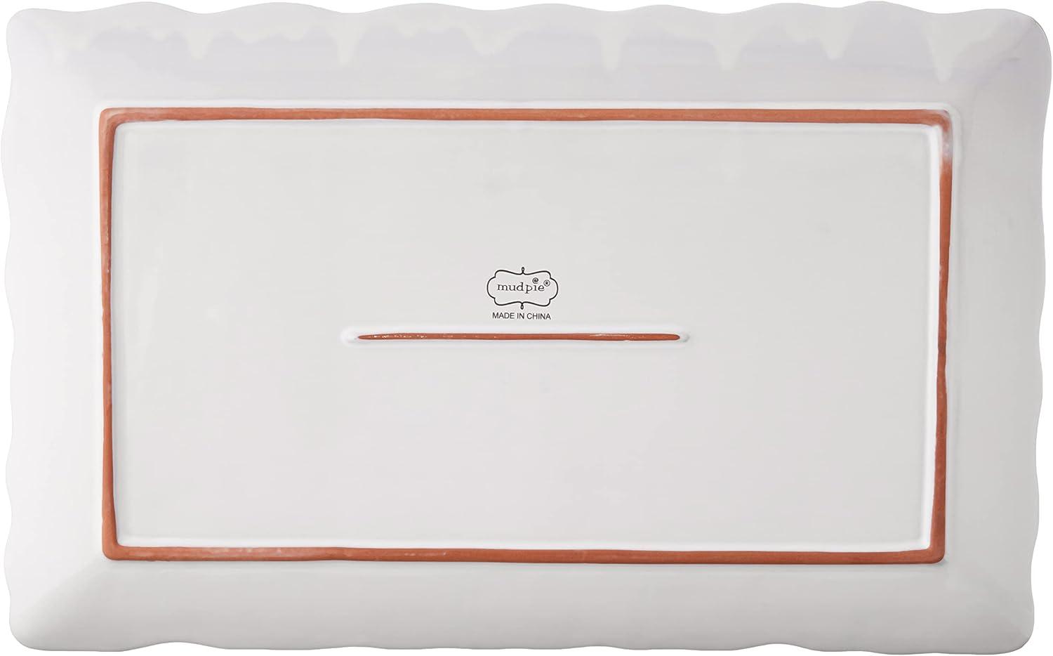 imageMud Pie Chip and Dip Starfish Platter White MediumStarfish