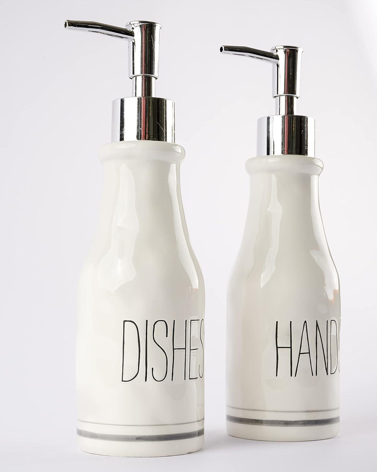 imageMud Pie Farmhouse Boxed Hands and Dishes Soap Pump SetHands and Dishes