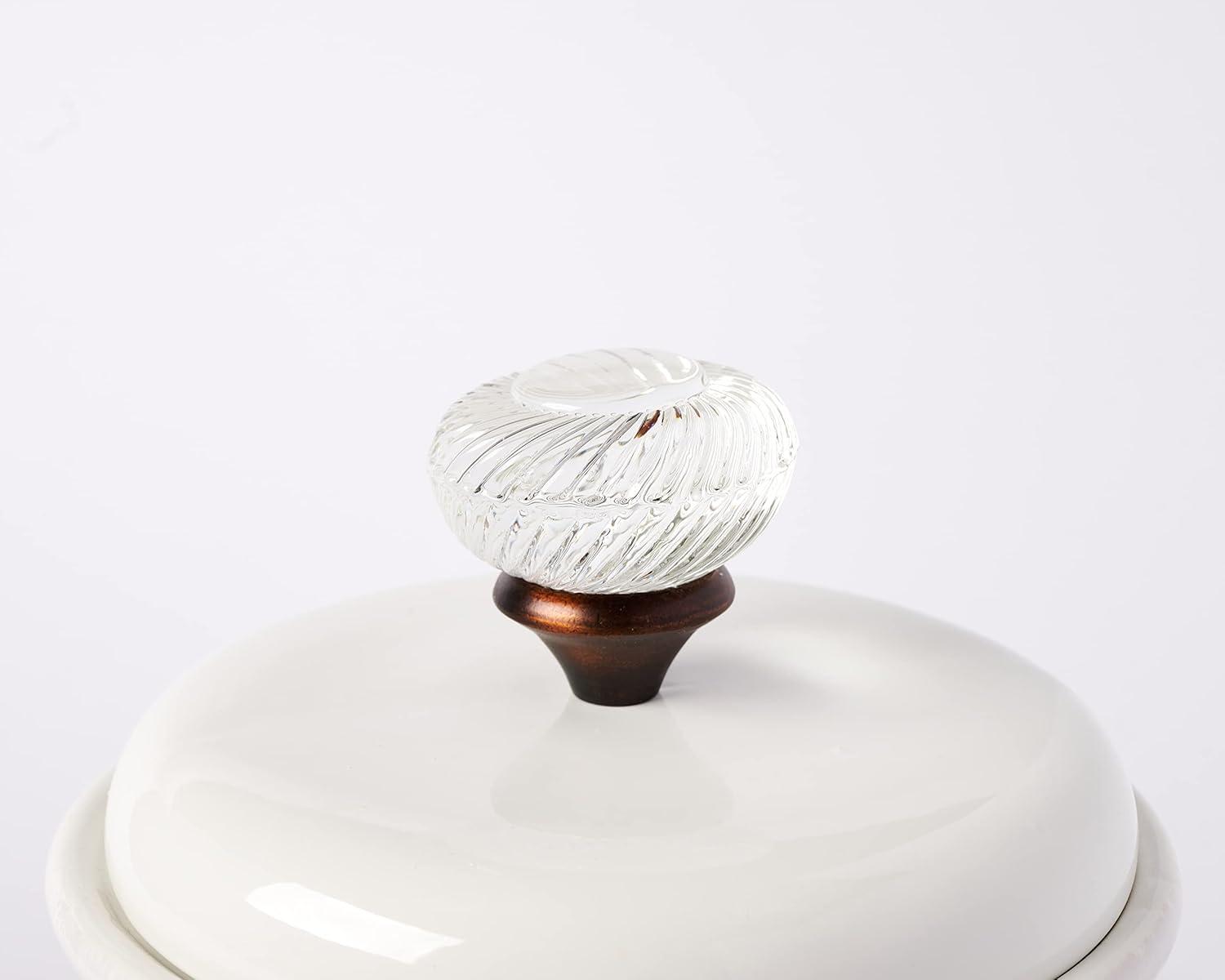 imageMud Pie Kitchen Canister Set of 3 WhiteWhite