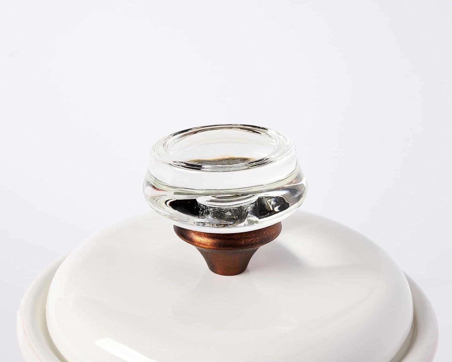 imageMud Pie Kitchen Canister Set of 3 WhiteWhite