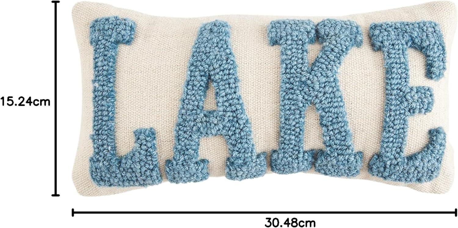 imageMud Pie Lake Mini Hook Pillow 1 Count Pack of 1Lake