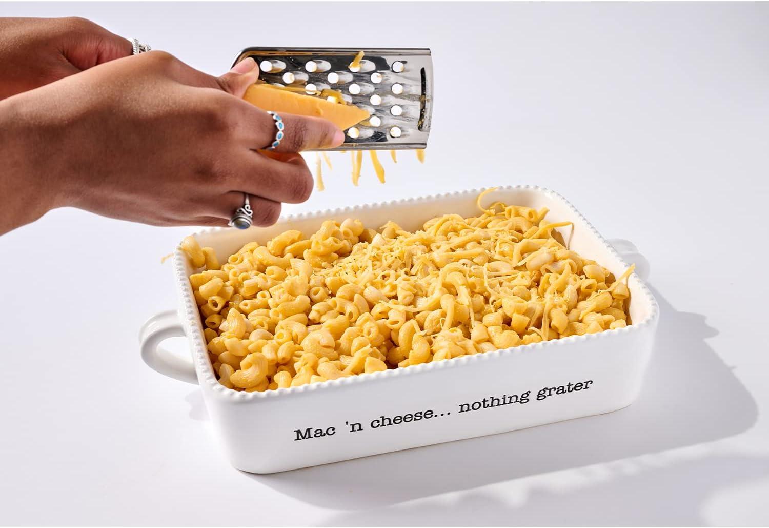 imageMud Pie Macaroni and Cheese Baker and Cheese Grater Serving Set