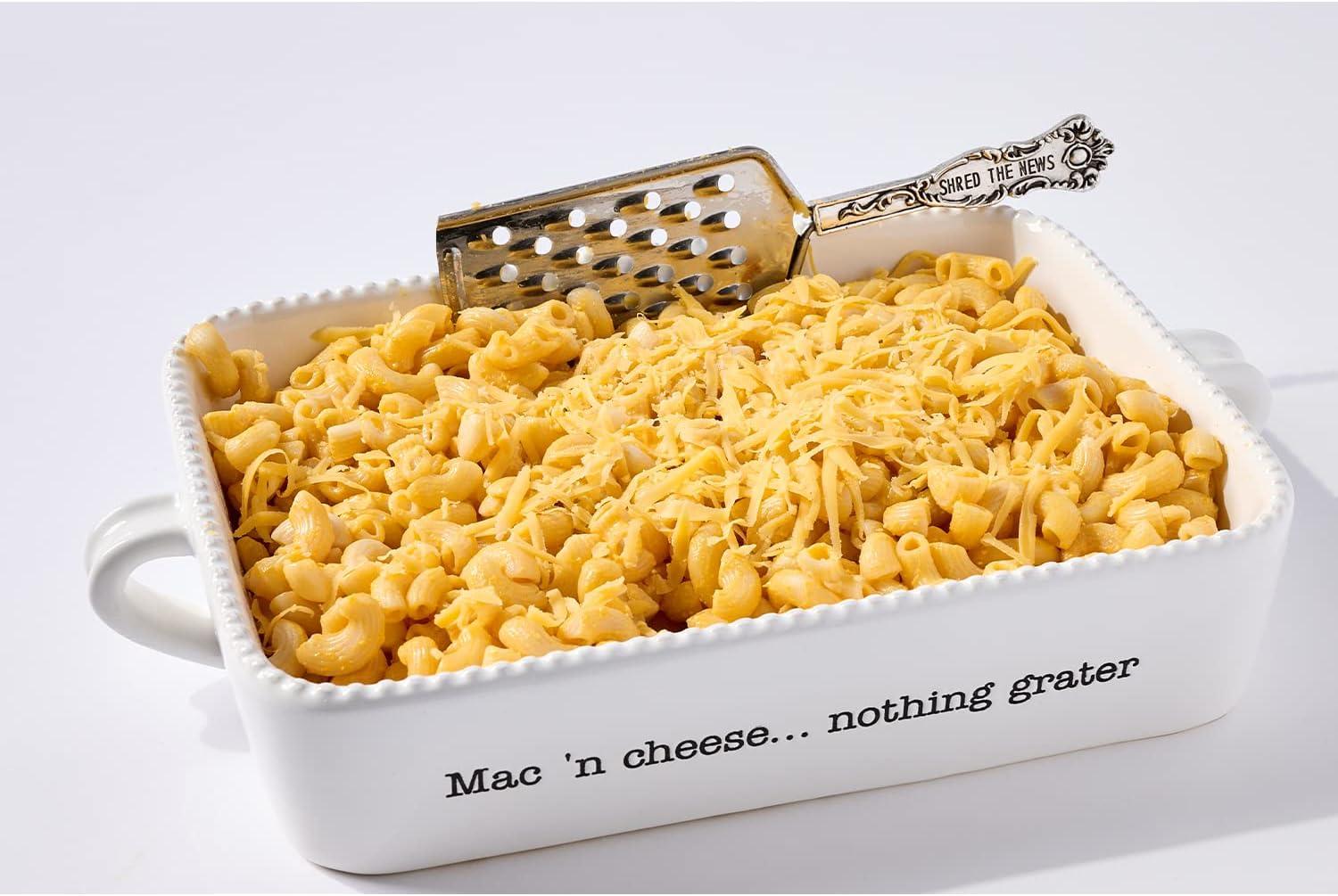 imageMud Pie Macaroni and Cheese Baker and Cheese Grater Serving Set